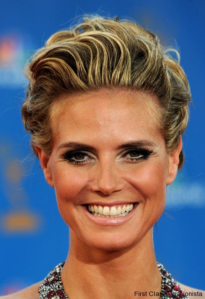 heidi klum updo with braid. Celebrity Updo Hairstyles on