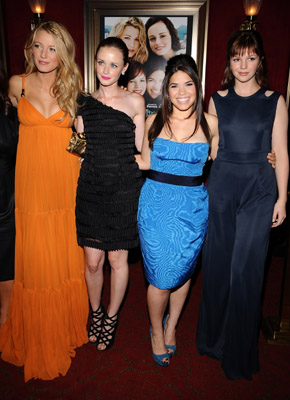 blake lively, alexis bledel, america ferrera, and amber tamblyn
