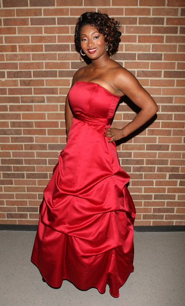 Toccara Jones' Hair and Dress