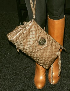 Mary J. Blige with Gucci Handbag