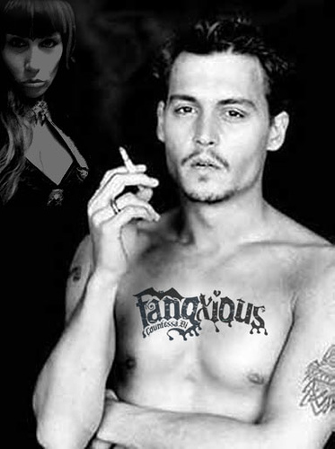 johnny depp chest tattoos. Johnny Depp#39;s Chest Tattoo:
