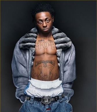 Lil Wayne 39s Chest MOB and Cash lil wayne arm tattoos