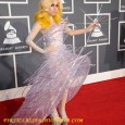 Lady Gaga’s Grammy Awards Dress Designer Lady Gaga on the Red Carpet of the 2010 Grammy Awards. Lady Gaga’s red carpet hairstyle and dress at the 52nd Annual “Grammy Awards” held at Staples Center in Los...