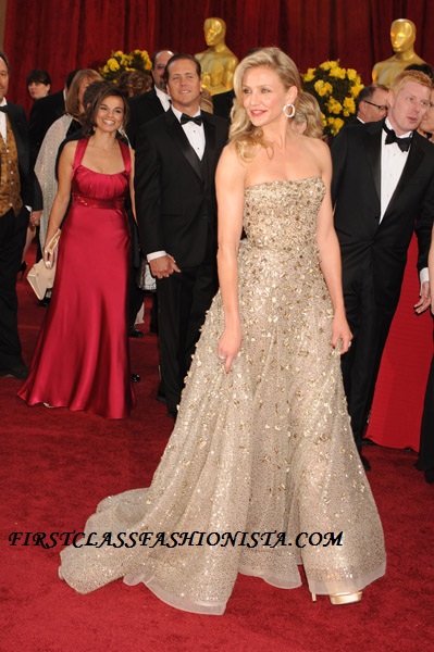 Cameron Diaz on the Red Carpet of the 2010 Academy Awards