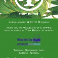 Tory Burch Holiday Party to Benefit Making Books Sing NYC Art Programs Posted at “First Class Fashionista” *Also Find Us On TV.com Lorin Latarro and Egypt Sherrod Invite You to a Night of Shopping and Cocktails at Tory Burch “Shop for a...