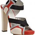 Balenciaga Platform Pump Shoe Crush This Balenciaga criss-cross platform pump with an elastic band around the ankle is today’s shoes crush. The red, grey and navy colors are perfectly balanced by the ivory. These Balenciagas...