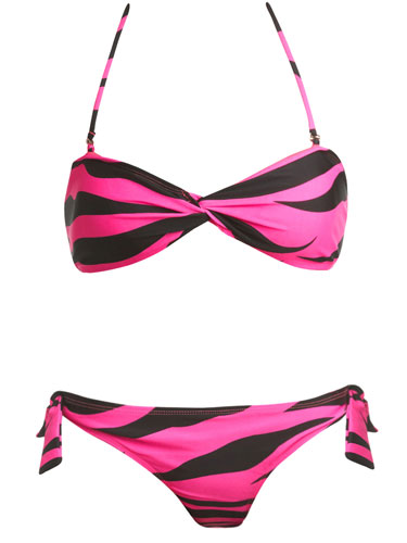 Black And Pink Bikini 9