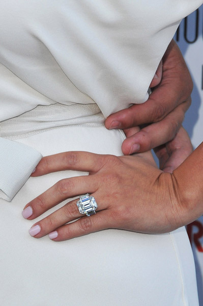 Kim Kardashian Engagement Ring Close UP