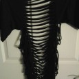 How to Make a Couture Dress Out of a Simple Black T-Shirt Hello DIY Fashionista, I shared how to make a DIY cut up shirt and today my DIY fashion tip is how to make a couture dress out of a simple...