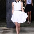 The Newest, hottest trends emerging from NYFW S/S 2012. Metallic Flair: No more simple sequins. Metallic embellishments are pairing with great design to create beautiful light reflecting pieces. Marc-Jacobs Spring...