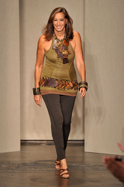 Donna Karen on NYFW Runway Donna Karen on NYFW Runway