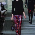 Models slipped into long leather gloves to compliment lady-like fitted dresses and skirts. Hemlines were kept at the knee and adorned with fringe, tool and ruching. Lightly patterned blouses were...