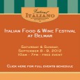 The 9th annual Italiano Festival will bring together the families of Colorado with music, art, and authentic Italian cuisine.  The event is this weekend, September 8th and 9th from 10am...