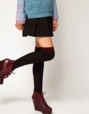 Over the knee sock trend – First Class Fashionista